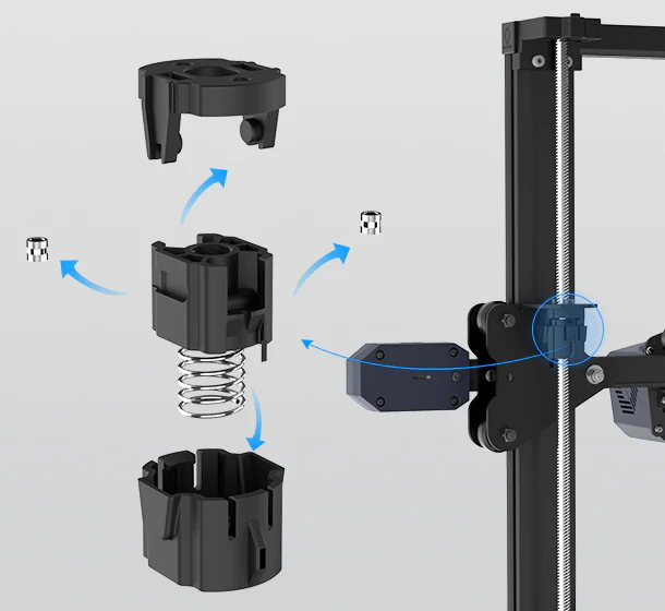 Anycubic vyper has high precision double screw